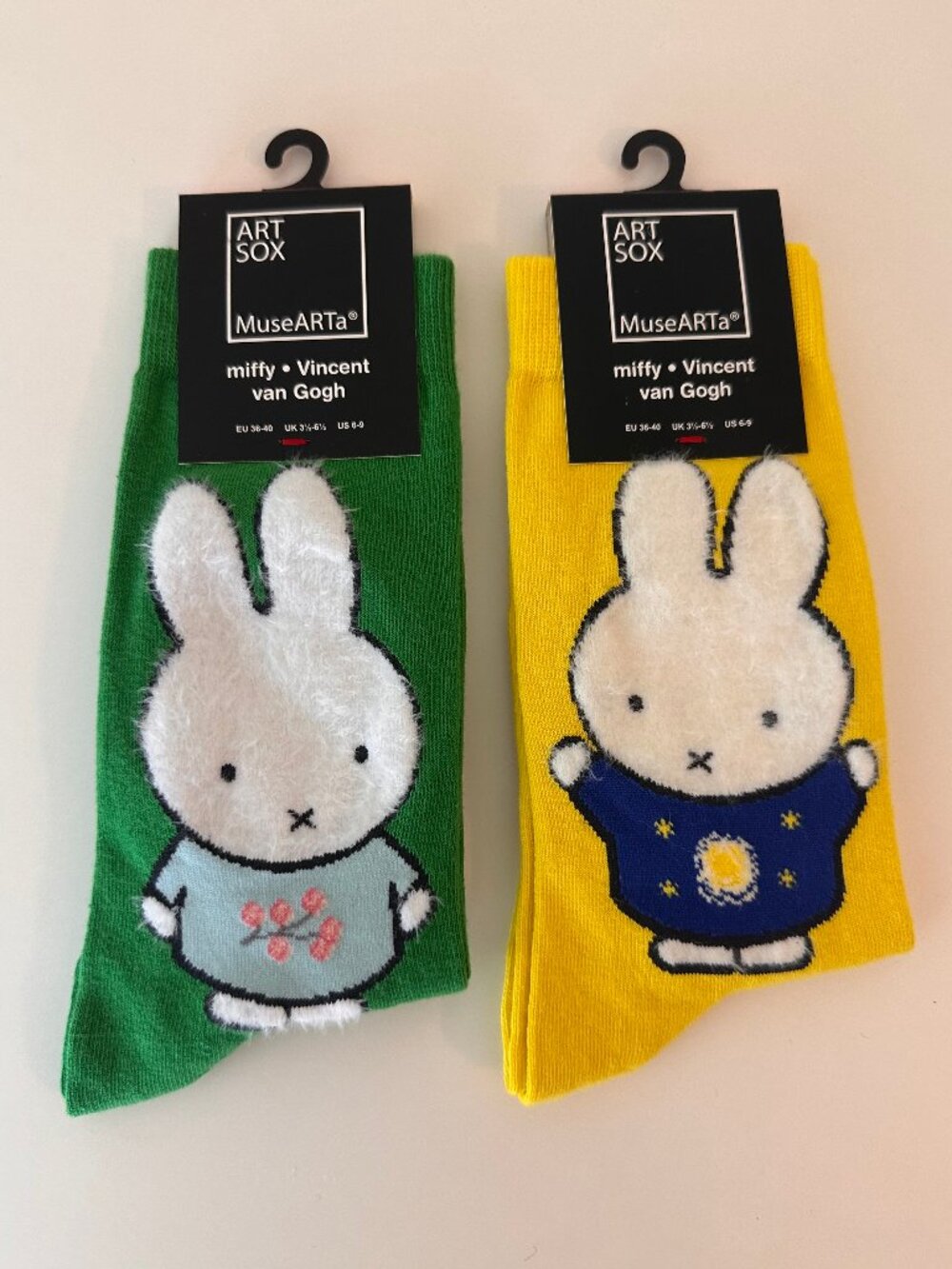MuseARTa Art Sox Miffy x Vincent van Gogh X 2